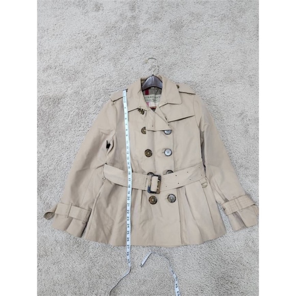 Authentic Burberry Trench Coat Beige Size Large - Picture 4 of 13